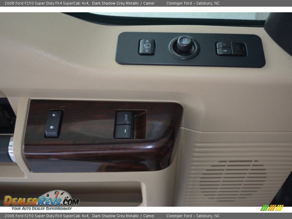2008 Ford F250 Super Duty FX4 SuperCab 4x4 Dark Shadow Grey Metallic / Camel Photo #8