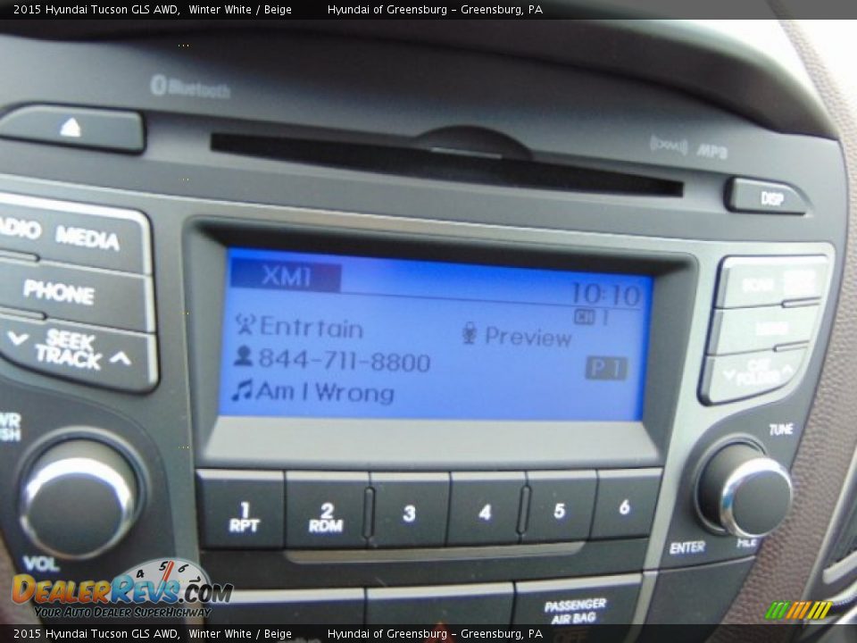 Audio System of 2015 Hyundai Tucson GLS AWD Photo #14