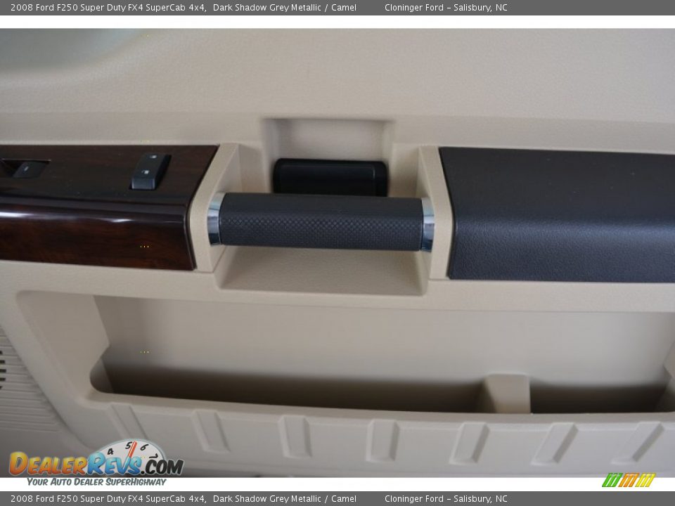 2008 Ford F250 Super Duty FX4 SuperCab 4x4 Dark Shadow Grey Metallic / Camel Photo #13