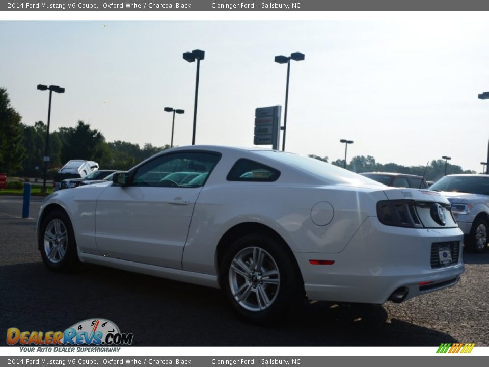 2014 Ford Mustang V6 Coupe Oxford White / Charcoal Black Photo #19