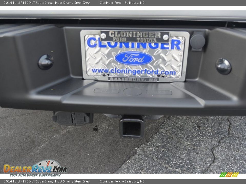 2014 Ford F150 XLT SuperCrew Ingot Silver / Steel Grey Photo #10