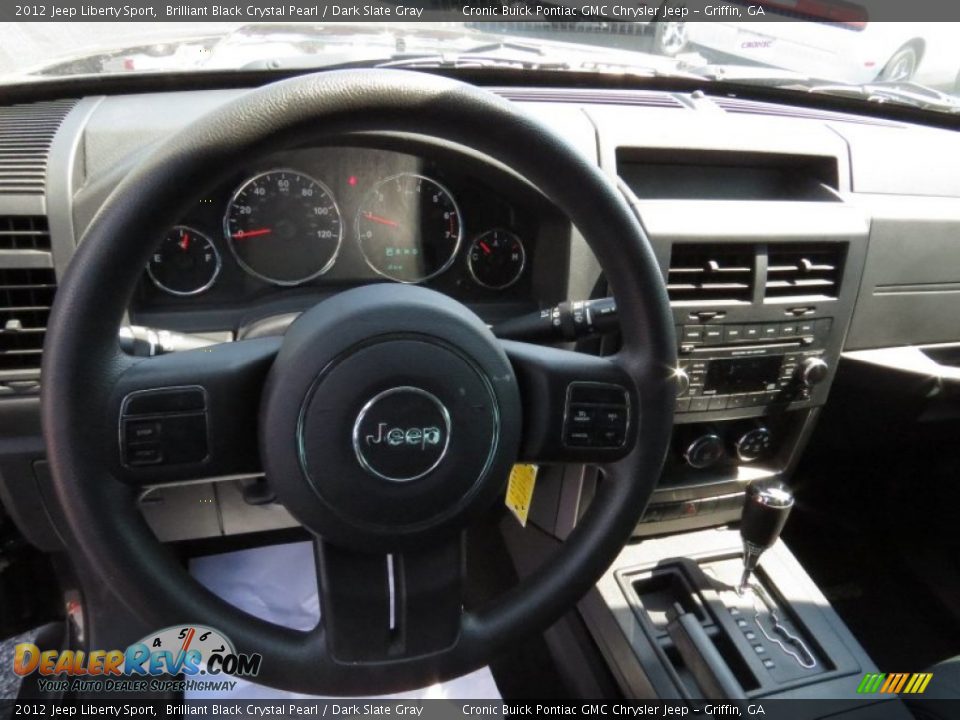 2012 Jeep Liberty Sport Brilliant Black Crystal Pearl / Dark Slate Gray Photo #10