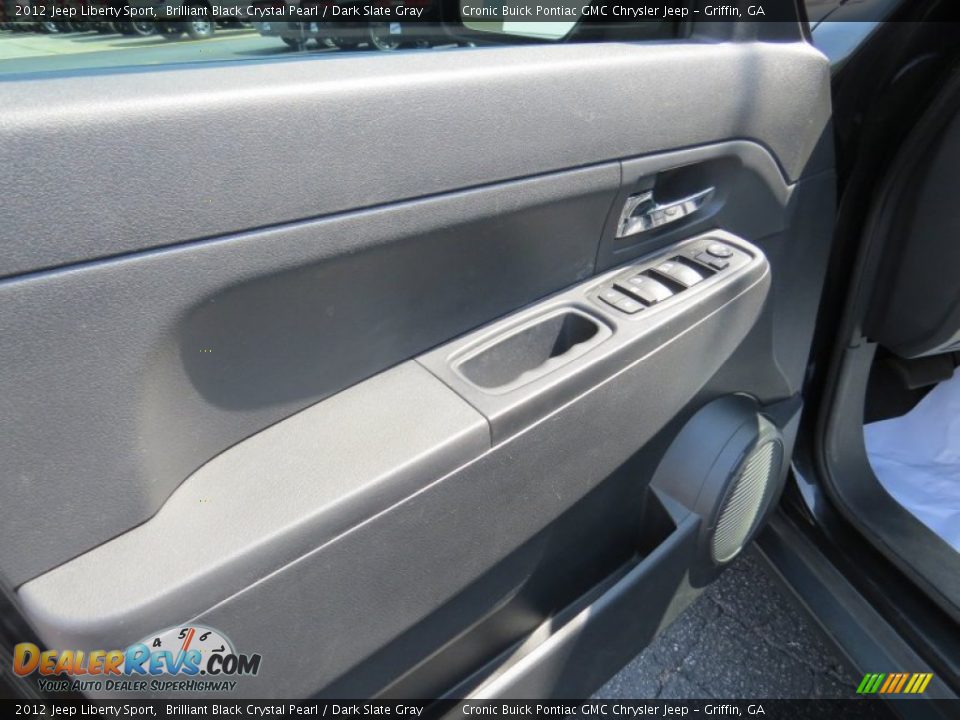 2012 Jeep Liberty Sport Brilliant Black Crystal Pearl / Dark Slate Gray Photo #11
