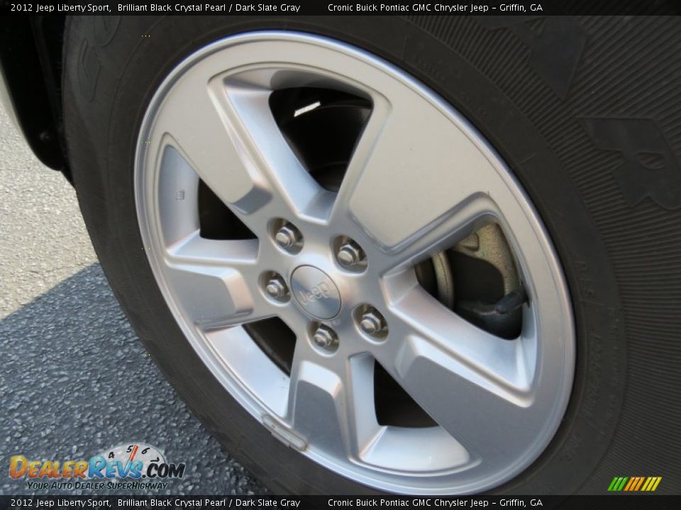 2012 Jeep Liberty Sport Brilliant Black Crystal Pearl / Dark Slate Gray Photo #13
