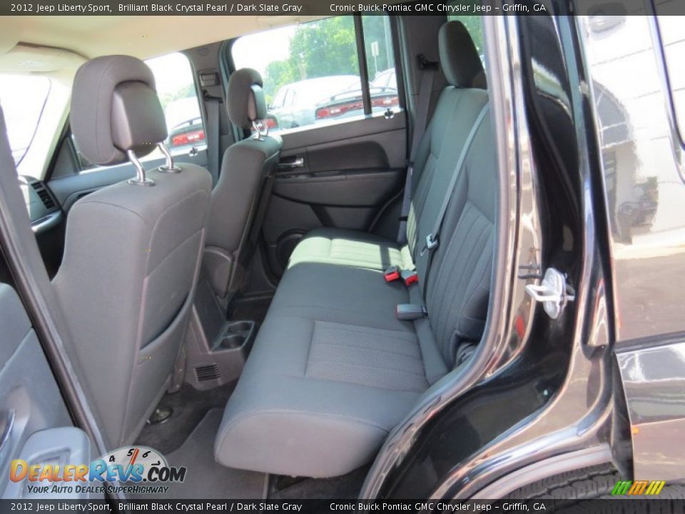 2012 Jeep Liberty Sport Brilliant Black Crystal Pearl / Dark Slate Gray Photo #14