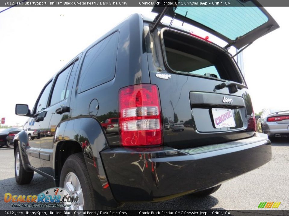 2012 Jeep Liberty Sport Brilliant Black Crystal Pearl / Dark Slate Gray Photo #16