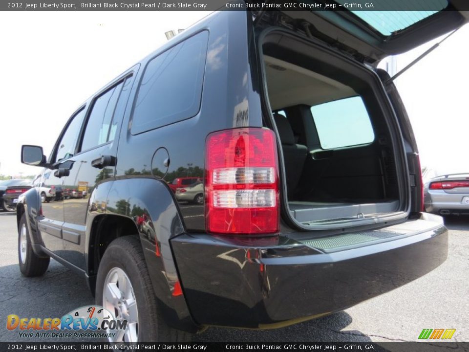 2012 Jeep Liberty Sport Brilliant Black Crystal Pearl / Dark Slate Gray Photo #17