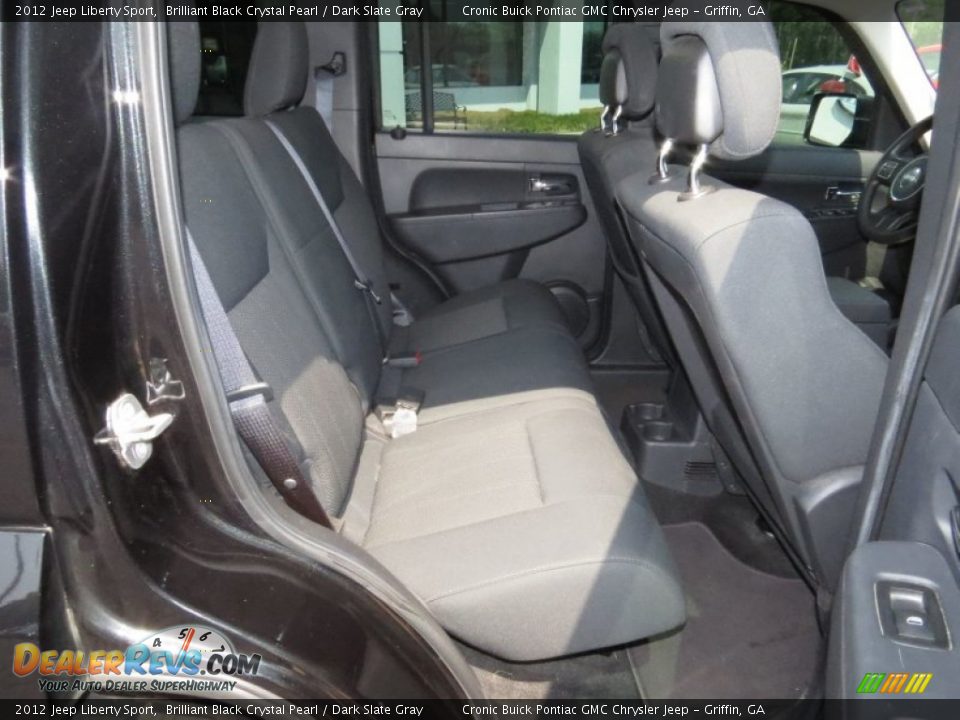 2012 Jeep Liberty Sport Brilliant Black Crystal Pearl / Dark Slate Gray Photo #18