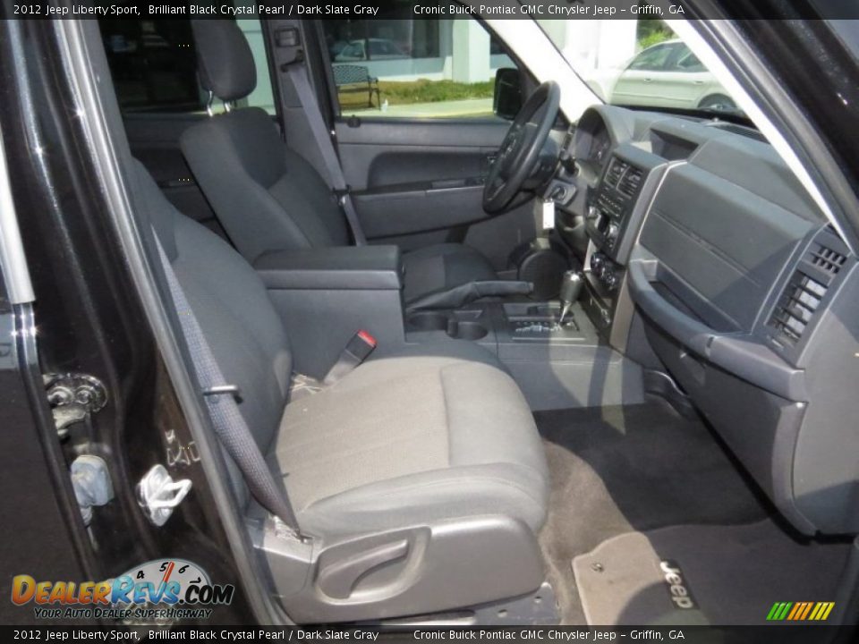 2012 Jeep Liberty Sport Brilliant Black Crystal Pearl / Dark Slate Gray Photo #19