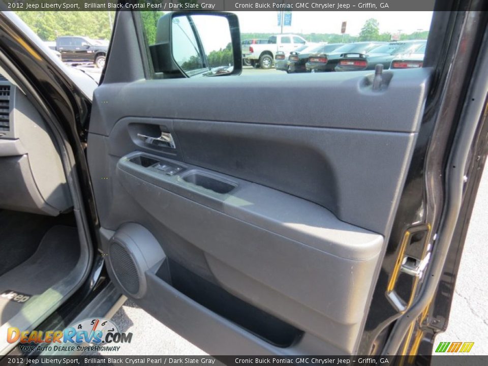 2012 Jeep Liberty Sport Brilliant Black Crystal Pearl / Dark Slate Gray Photo #20