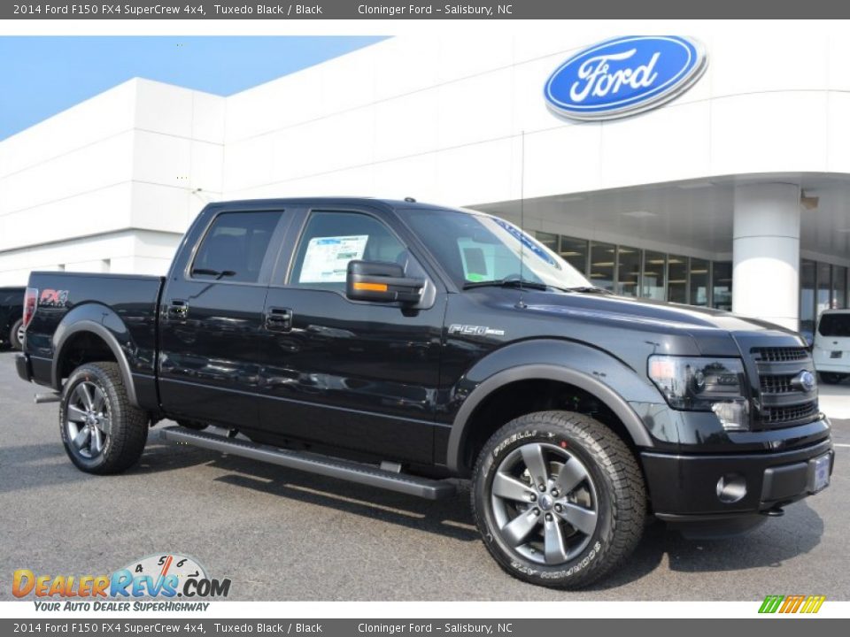 2014 Ford F150 FX4 SuperCrew 4x4 Tuxedo Black / Black Photo #1