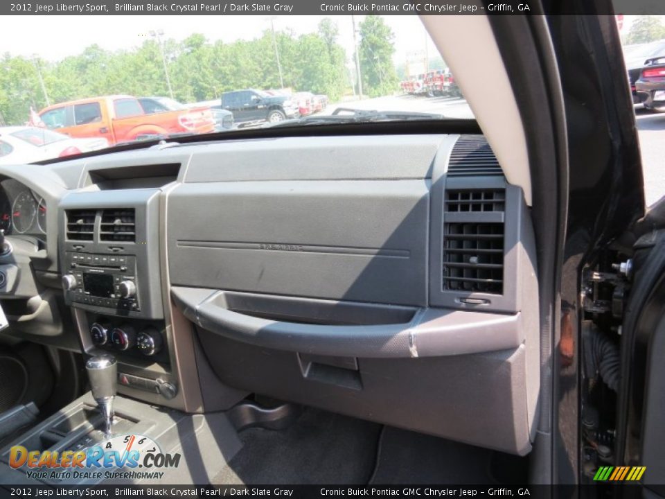 2012 Jeep Liberty Sport Brilliant Black Crystal Pearl / Dark Slate Gray Photo #21