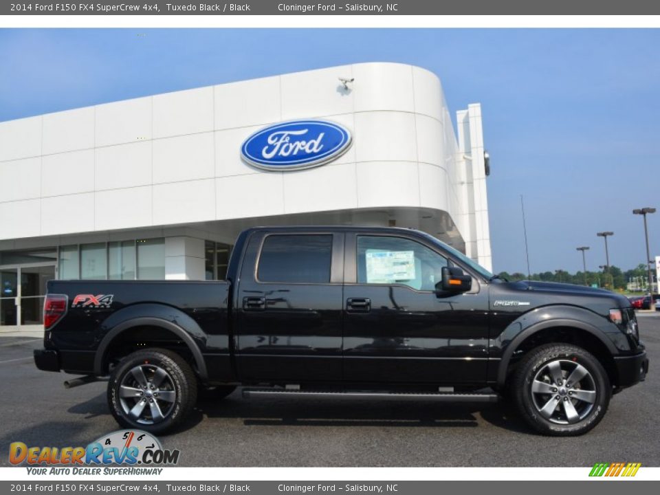 2014 Ford F150 FX4 SuperCrew 4x4 Tuxedo Black / Black Photo #2