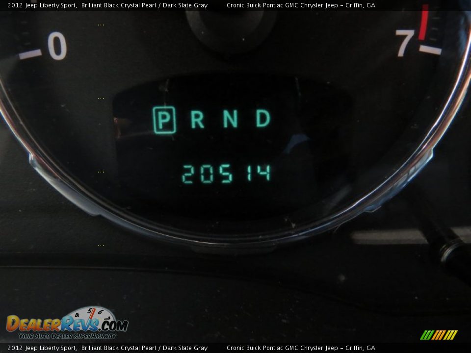2012 Jeep Liberty Sport Brilliant Black Crystal Pearl / Dark Slate Gray Photo #23