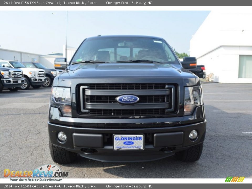 2014 Ford F150 FX4 SuperCrew 4x4 Tuxedo Black / Black Photo #4