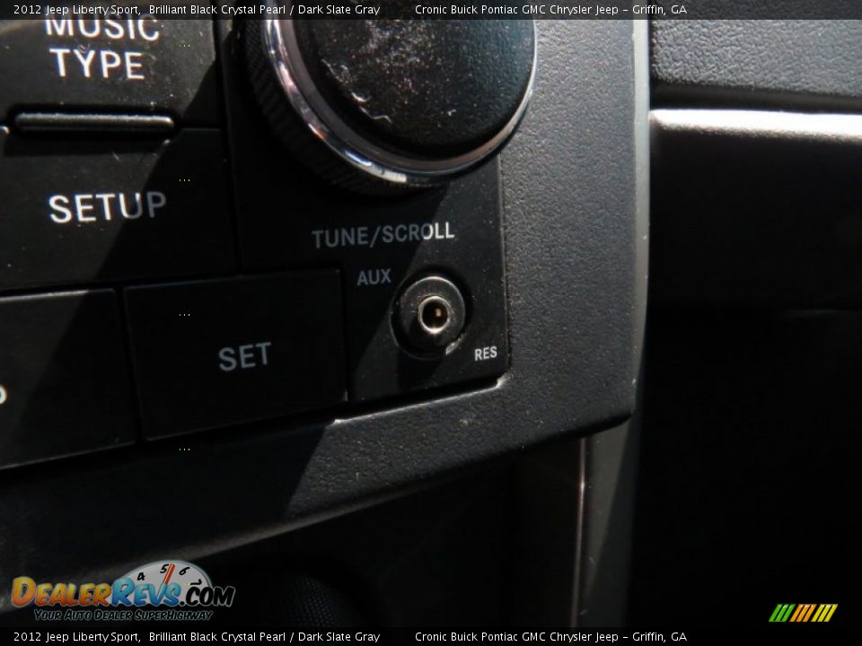 2012 Jeep Liberty Sport Brilliant Black Crystal Pearl / Dark Slate Gray Photo #25