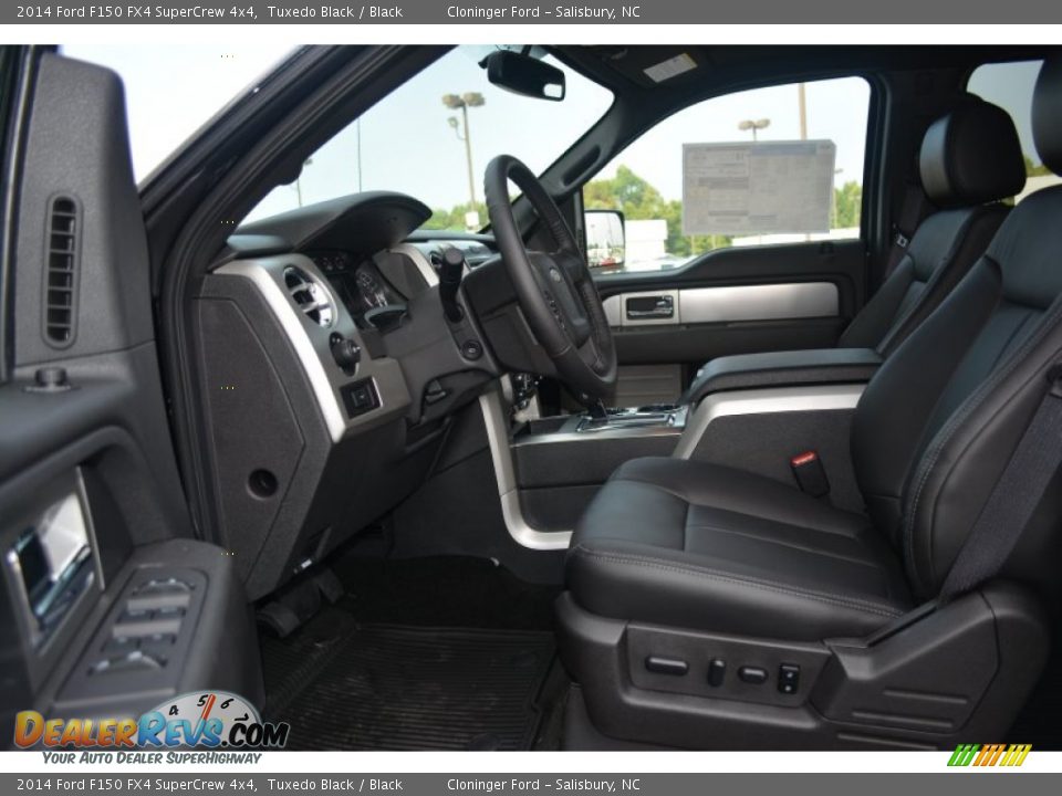 2014 Ford F150 FX4 SuperCrew 4x4 Tuxedo Black / Black Photo #6