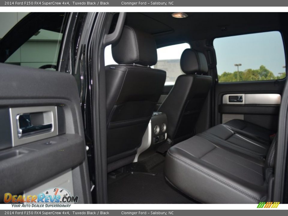 2014 Ford F150 FX4 SuperCrew 4x4 Tuxedo Black / Black Photo #8