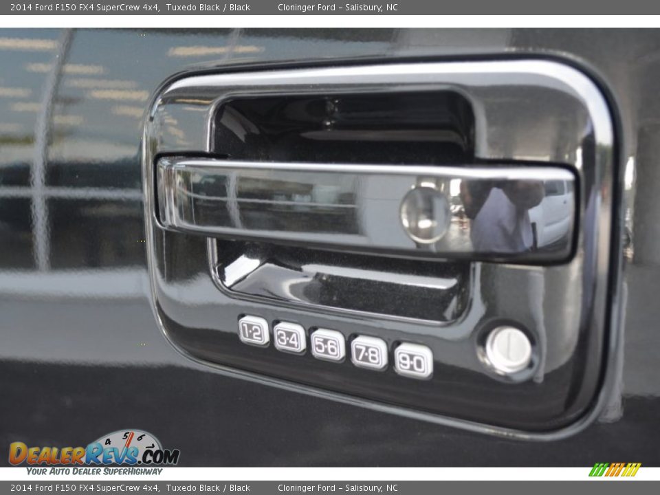 2014 Ford F150 FX4 SuperCrew 4x4 Tuxedo Black / Black Photo #13