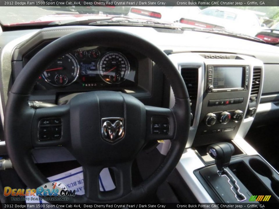 2012 Dodge Ram 1500 Sport Crew Cab 4x4 Deep Cherry Red Crystal Pearl / Dark Slate Gray Photo #10