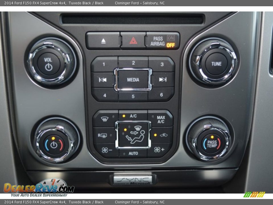 2014 Ford F150 FX4 SuperCrew 4x4 Tuxedo Black / Black Photo #20
