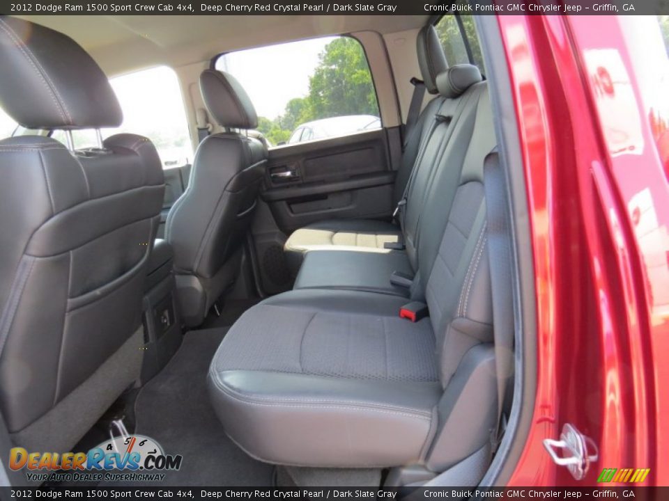 2012 Dodge Ram 1500 Sport Crew Cab 4x4 Deep Cherry Red Crystal Pearl / Dark Slate Gray Photo #15