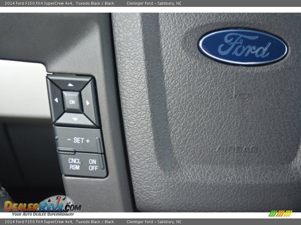 2014 Ford F150 FX4 SuperCrew 4x4 Tuxedo Black / Black Photo #25