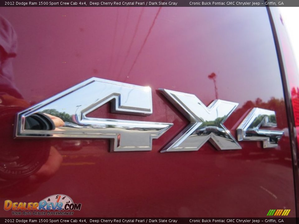 2012 Dodge Ram 1500 Sport Crew Cab 4x4 Deep Cherry Red Crystal Pearl / Dark Slate Gray Photo #19