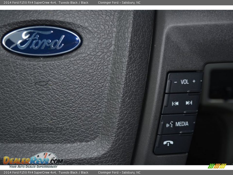 2014 Ford F150 FX4 SuperCrew 4x4 Tuxedo Black / Black Photo #26
