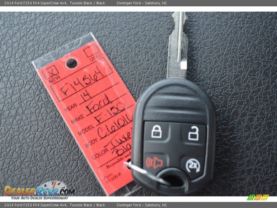 2014 Ford F150 FX4 SuperCrew 4x4 Tuxedo Black / Black Photo #29
