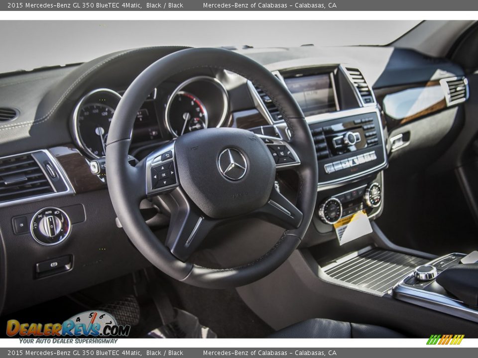 Black Interior - 2015 Mercedes-Benz GL 350 BlueTEC 4Matic Photo #5
