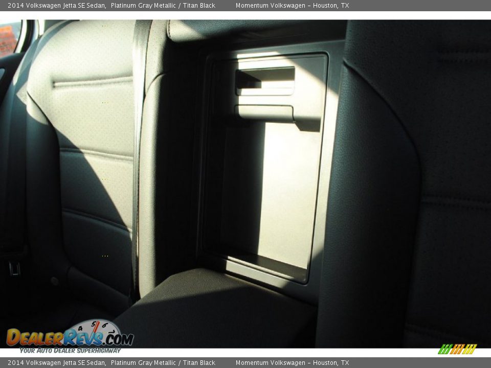 2014 Volkswagen Jetta SE Sedan Platinum Gray Metallic / Titan Black Photo #15