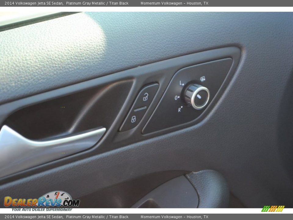 2014 Volkswagen Jetta SE Sedan Platinum Gray Metallic / Titan Black Photo #16