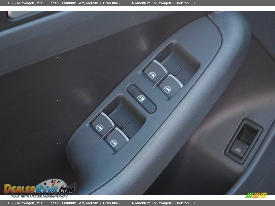 2014 Volkswagen Jetta SE Sedan Platinum Gray Metallic / Titan Black Photo #17