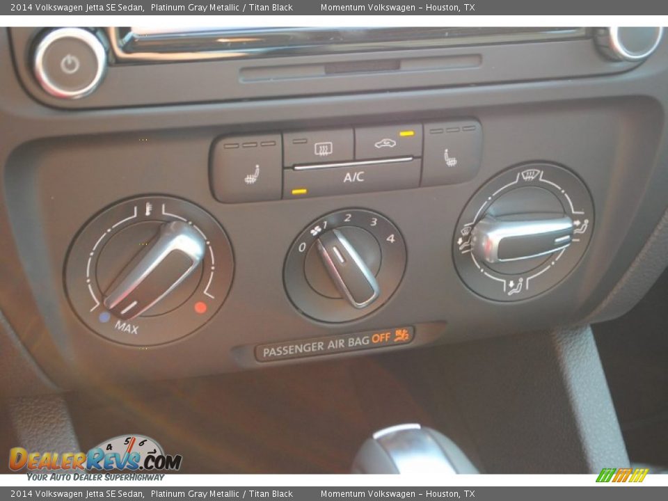 2014 Volkswagen Jetta SE Sedan Platinum Gray Metallic / Titan Black Photo #24
