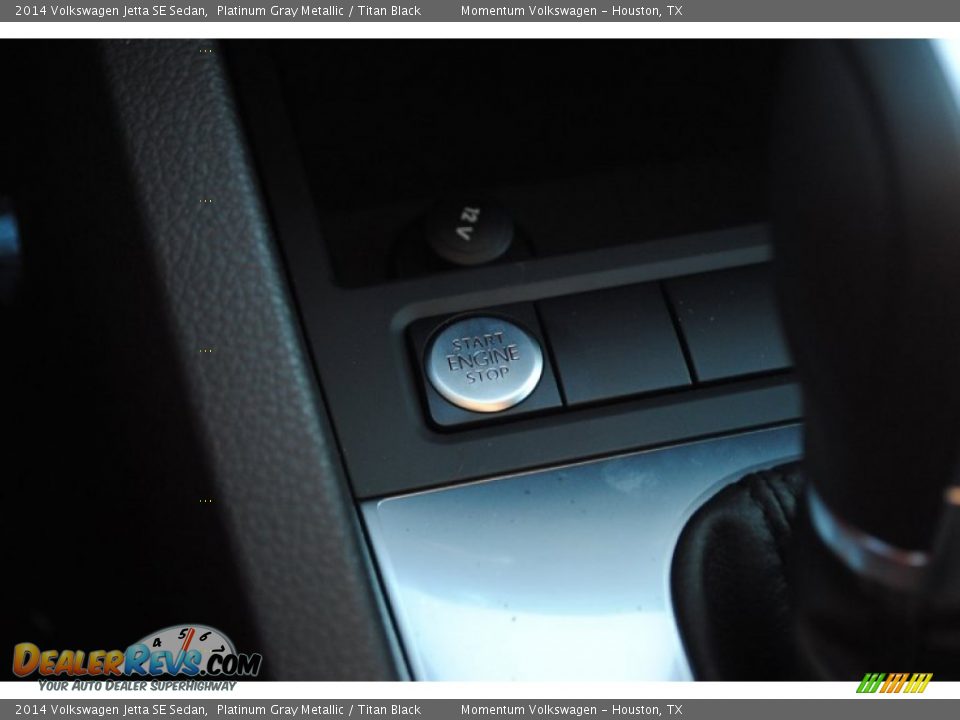 2014 Volkswagen Jetta SE Sedan Platinum Gray Metallic / Titan Black Photo #25