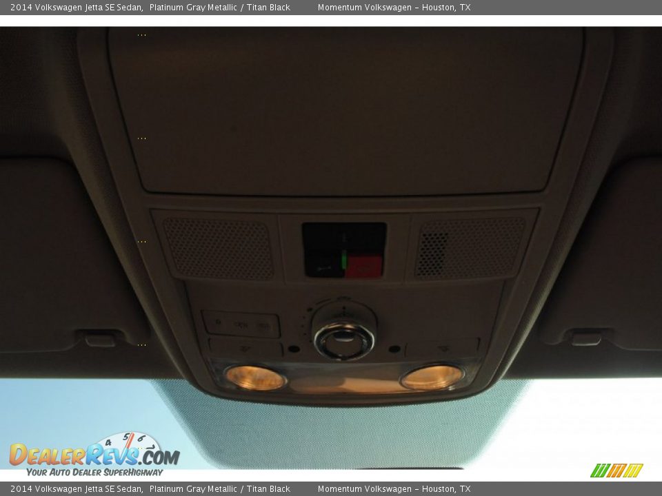 2014 Volkswagen Jetta SE Sedan Platinum Gray Metallic / Titan Black Photo #28