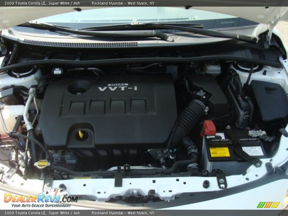 2009 Toyota Corolla LE Super White / Ash Photo #26