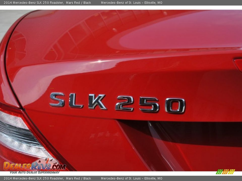 2014 Mercedes-Benz SLK 250 Roadster Mars Red / Black Photo #8