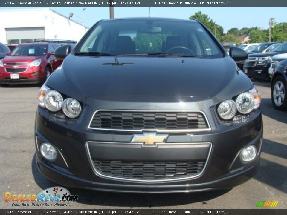 2014 Chevrolet Sonic LTZ Sedan Ashen Gray Metallic / Dusk Jet Black/Mojave Photo #2