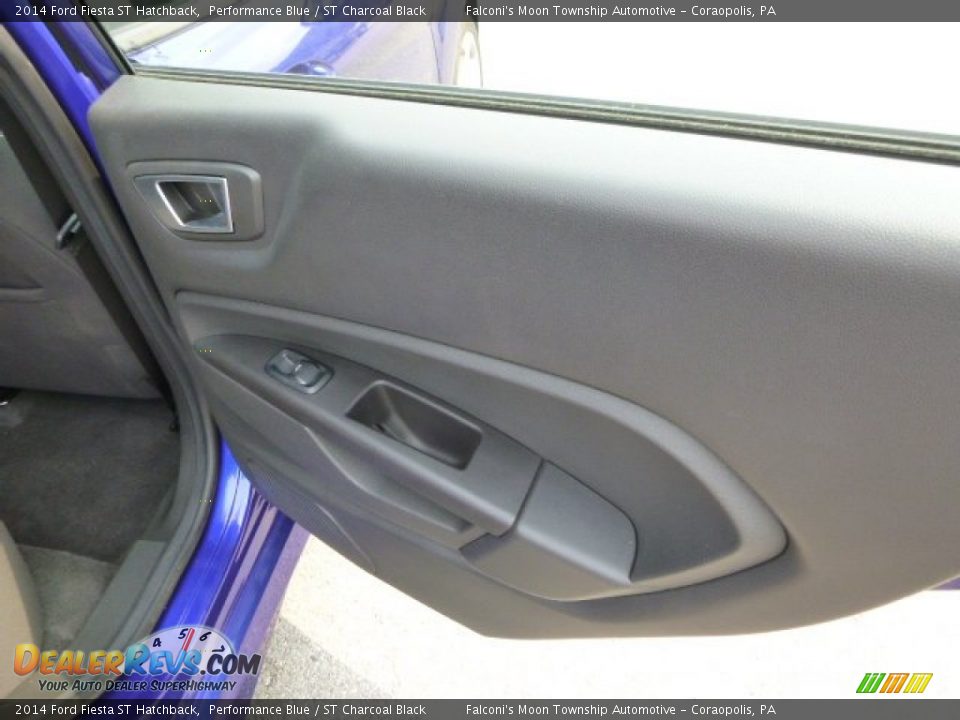 2014 Ford Fiesta ST Hatchback Performance Blue / ST Charcoal Black Photo #14