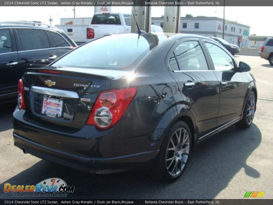 2014 Chevrolet Sonic LTZ Sedan Ashen Gray Metallic / Dusk Jet Black/Mojave Photo #4
