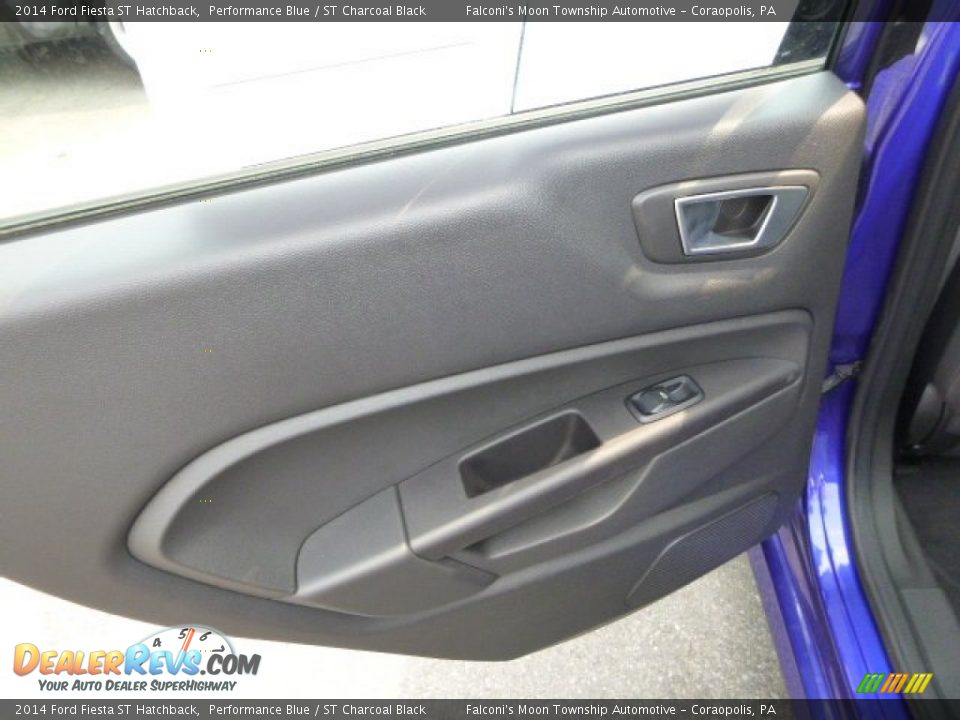 2014 Ford Fiesta ST Hatchback Performance Blue / ST Charcoal Black Photo #18