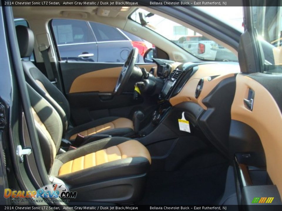 2014 Chevrolet Sonic LTZ Sedan Ashen Gray Metallic / Dusk Jet Black/Mojave Photo #8