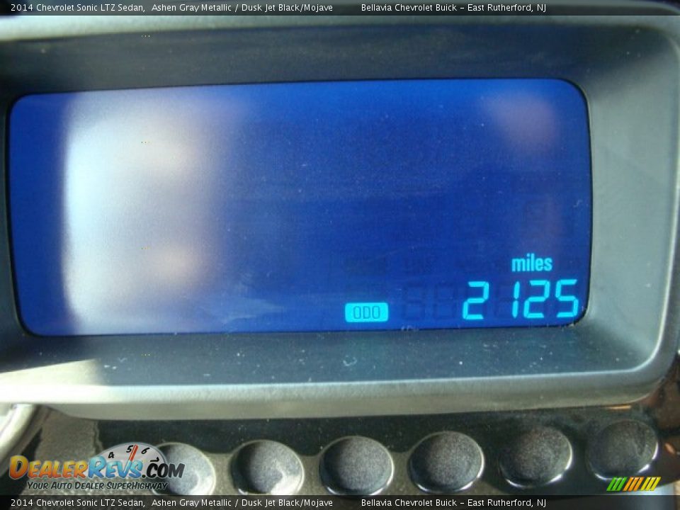 2014 Chevrolet Sonic LTZ Sedan Ashen Gray Metallic / Dusk Jet Black/Mojave Photo #10