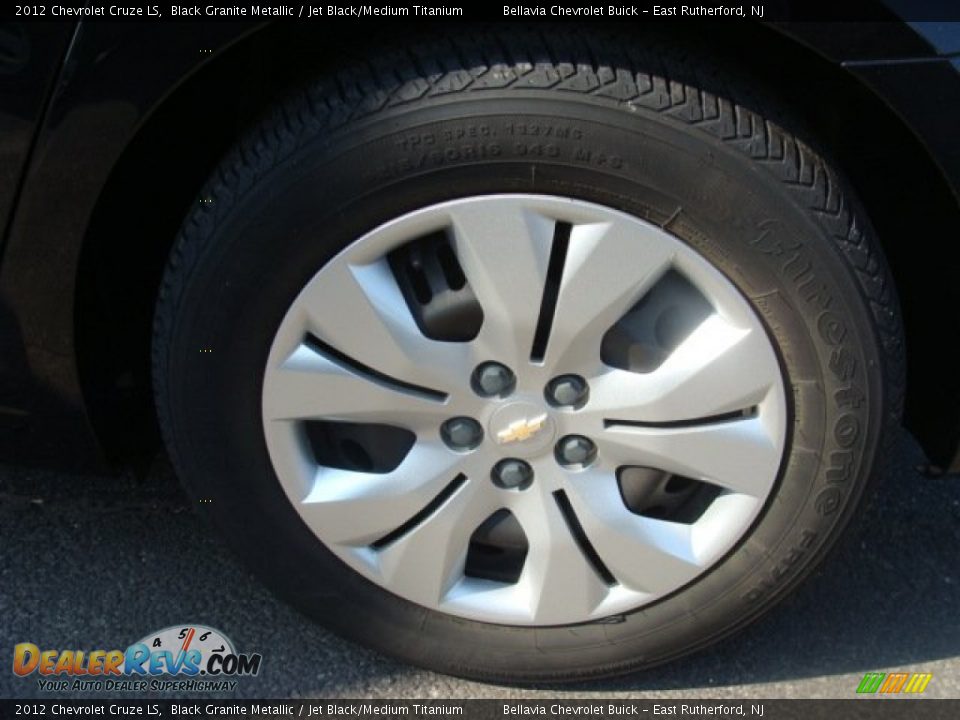 2012 Chevrolet Cruze LS Black Granite Metallic / Jet Black/Medium Titanium Photo #14