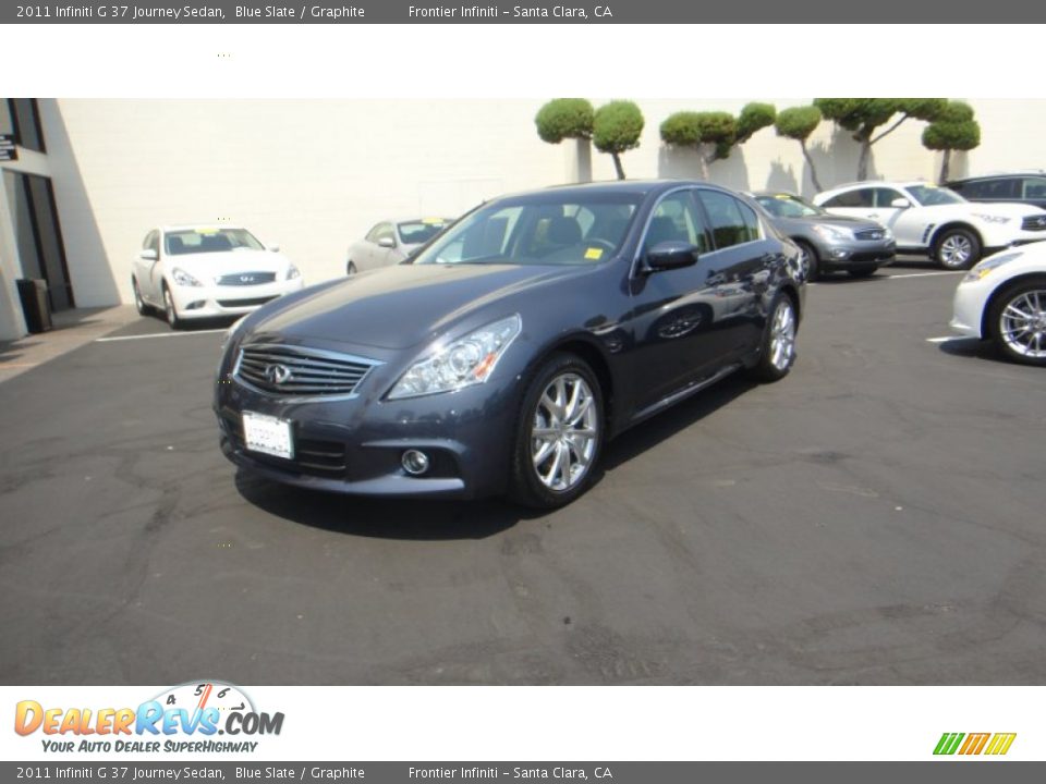 2011 Infiniti G 37 Journey Sedan Blue Slate / Graphite Photo #1