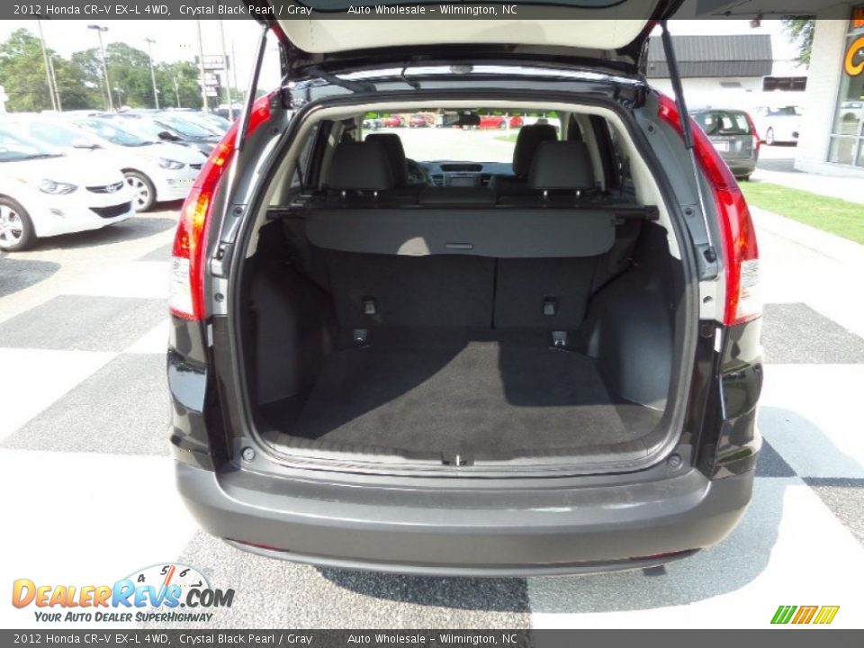 2012 Honda CR-V EX-L 4WD Crystal Black Pearl / Gray Photo #5