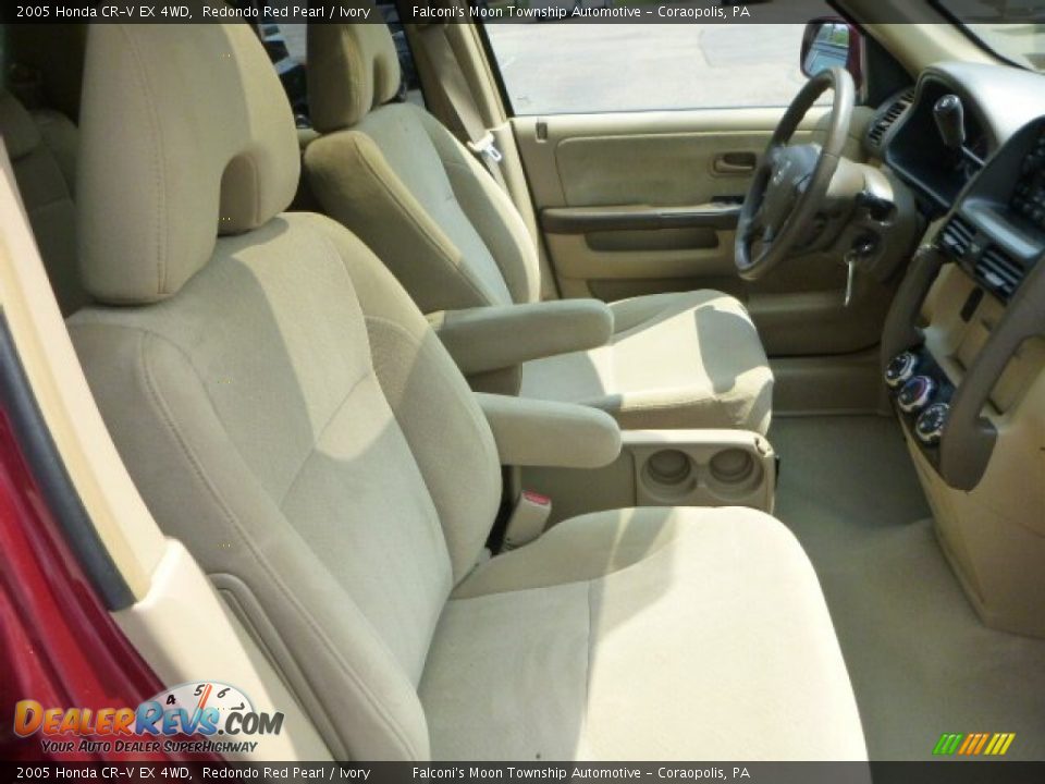 2005 Honda CR-V EX 4WD Redondo Red Pearl / Ivory Photo #10