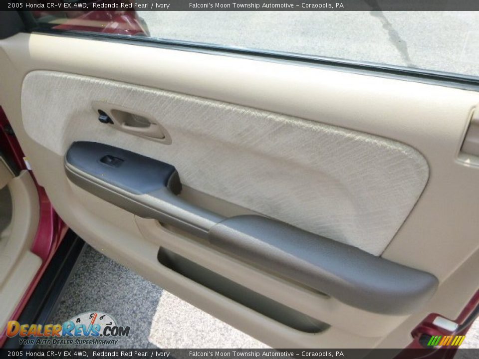 2005 Honda CR-V EX 4WD Redondo Red Pearl / Ivory Photo #12